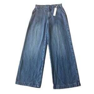 Young Fabulous & Broke YFB Wide Leg Jeans Baggy Women's Medium M NWT